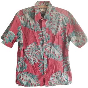 Men's Cooke Street Honolulu Hawaiian Shirt Size XL Reverse Print Plumeria